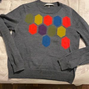 Trina Turk 100% merino wool Long sleeved sweater